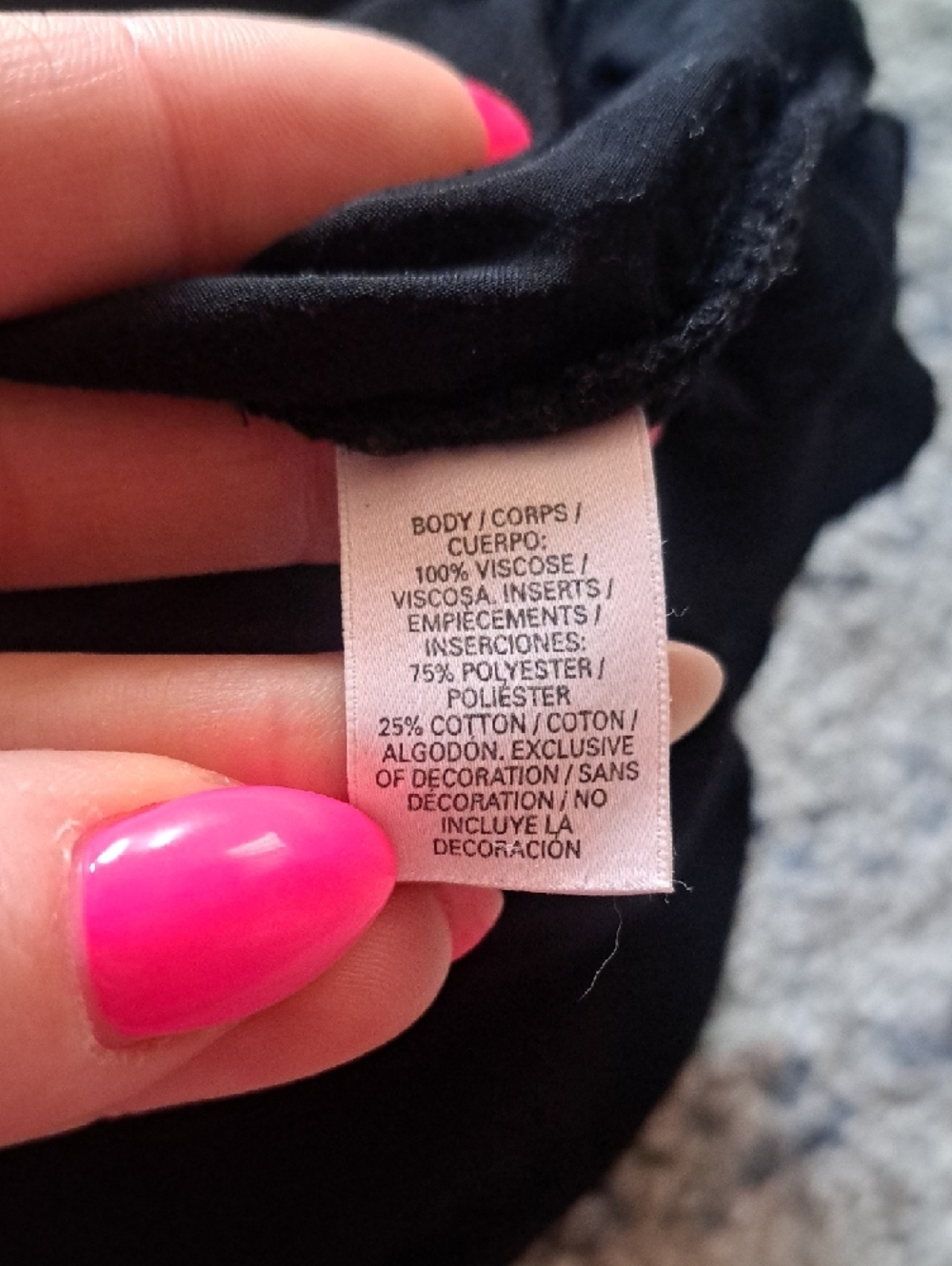 Victoria's Secret Black Crochet Side Mini Dress Or Swim Cover Up Low Cut V Neck - Picture 4 of 6